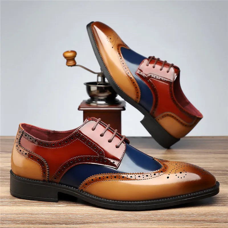 Tyron Genuine Leather Oxfords